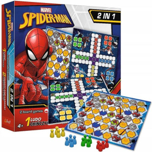 Gra planszowa Chińczyk Węże drabiny SpiderMan