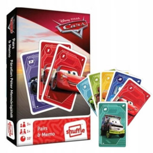 Gra karciana Piotruś Memo 2w1 Cars Cartamundi