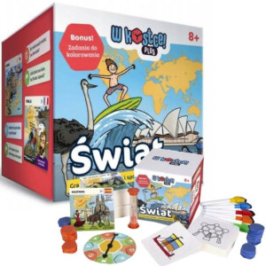 Gra logiczna W kostce! PLUS Świat Albi