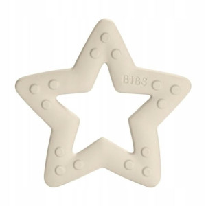 Gryzak Baby Bitie Star Ivory 3m+ Bibs