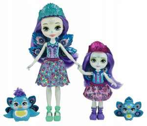 Enchantimals Lalki siostry Patter i Piera Mattel