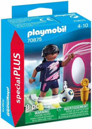 Playmobil 70875 Piłkarka z bramką
