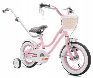 Rowerek dla dziewczynki 12 cali Heart bike różowy