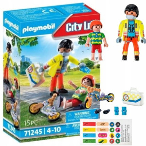 Playmobil City Life 71245 Sanitariusz z pacjentem