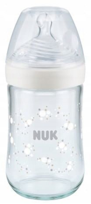 Butelka Nature Sense szklana 240 ml biała Nuk