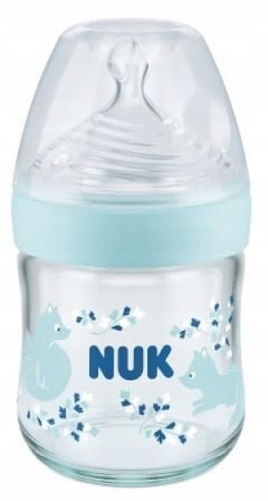 Butelka Nature Sense szklana 120 ml niebieska Nuk