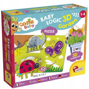 Lisciani Carotina Baby Puzzle 3D Ogród