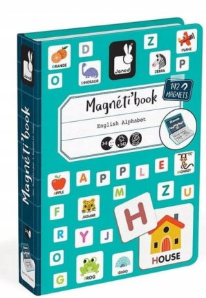 Magnetyczna układanka Alfabet Magnetibook 3+ Janod