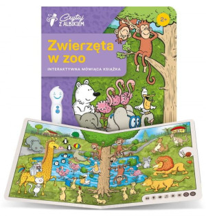 Książka Czytaj z Albikiem Zwierzęta w zoo Albi