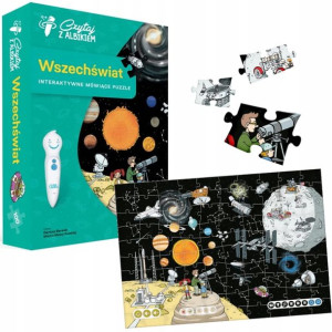 Czytaj z Albikiem puzzle Wszechświat 5+ Albi