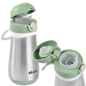 Bidon termiczny termobutelka Sage Green 350 Beaba