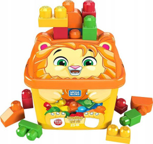 Mega Bloks Pierwsze klocki w pojemniku Lew 25el