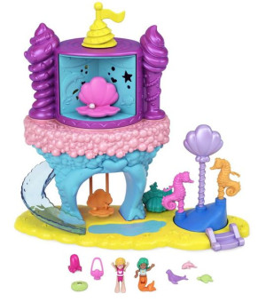 Polly Pocket Zestaw Lunapark Zatoka Syren 2 lalki