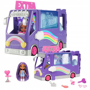 Lalka Barbie Extra Minis Minibus koncertowy Mattel