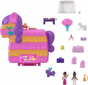 Lalka Polly Pocket Zestaw Piniata Torebka Mattel