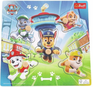 Puzzle drewniane Psi Patrol Trefl