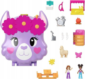 Lalka Polly Pocket Zestaw Lama Torebka Mattel