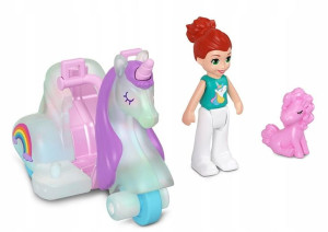 Figurka Polly Pocket Autko Jednorożec Mattel