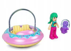 Figurka Polly Pocket Autko Donut Mattel