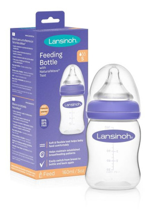 Lansinoh Butelka smoczek wolny przepływ l60 ml