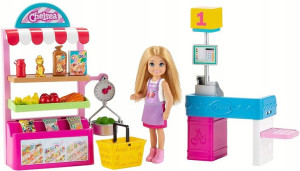 Lalka Barbie Chelsea + Sklepik 3+ Mattel