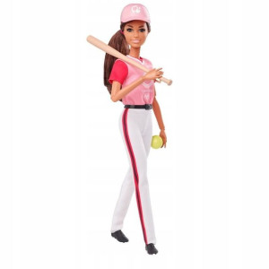 Lalka Barbie Olimpijka Softball 3+ Mattel