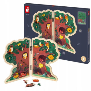 Układanka magnetyczna Puzzle 30 magnesów Janod