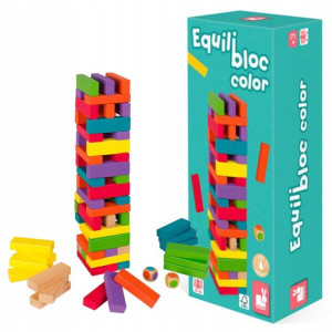 Gra zręcznościowa Wieża z klocków Equilibloc Janod