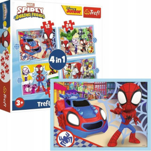 Puzzle 4w1 Ekipa Spidey'a Trefl