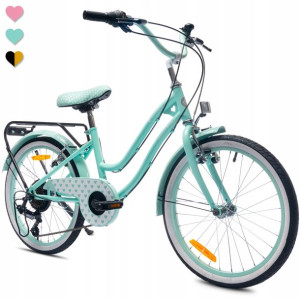 Rower dla dziewczynki 20 cali Shimano Heart Bike