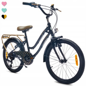Rower dla dziewczynki 20" Shimano Heart Bike