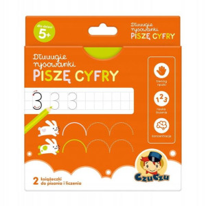 Długie rysowanki Piszę cyfry 5+ CzuCzu