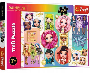 Puzzle 200 Przyjaźń Rainbow High Trefl