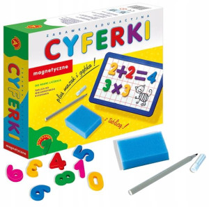 Cyferki Magnetyczne z tablicą Alexander