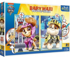 Puzzle Baby Maxi 2x10 Kolorowanka Psi Patrol Trefl