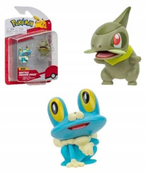 Pokemon Figurka bitewna Froakie + Axew Jazwares