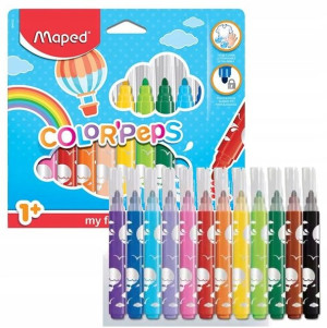 Flamastry My first Jumbo Mazaki Colorpeps 12 kol