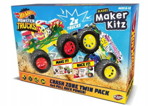 Hot Wheels Maker Kitz Zbuduj Monster Truck 2PAK