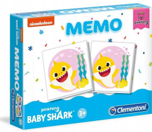 Gra memo Baby Shark 3+ Clementoni
