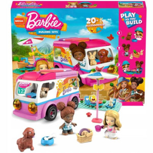 Mega Bloks Barbie Klocki Wymarzony kamper