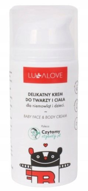 Delikatny krem do twarzy i ciała Lullalove