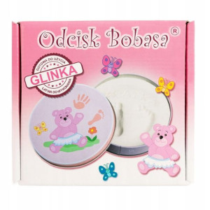 Odcisk Bobasa Różowy Glinka Opera Tech