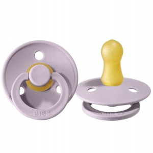 Smoczek uspokajający Hevea Dusky Lilac S 0-6m Bibs