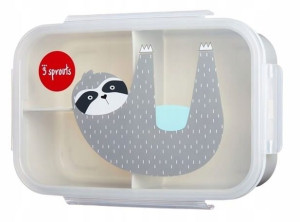 3 Sprouts Lunchbox Bento Leniwiec Grey