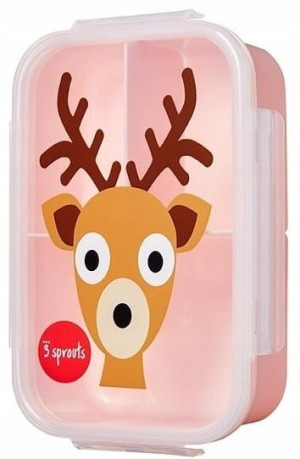 3 Sprouts Lunchbox Bento Jelonek Pink