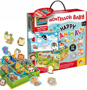 Montessori Baby pudełko Zwierzęta Lisciani