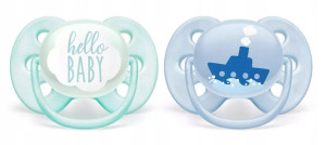 Smoczek uspokajający silikonowy Ultra soft Avent