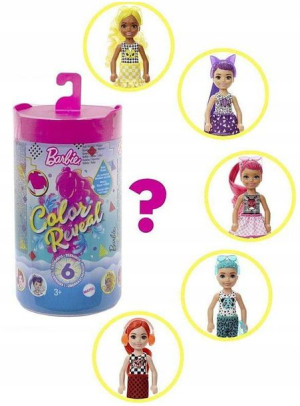 Barbie Chelsea niespodzianka monochrom Mattel