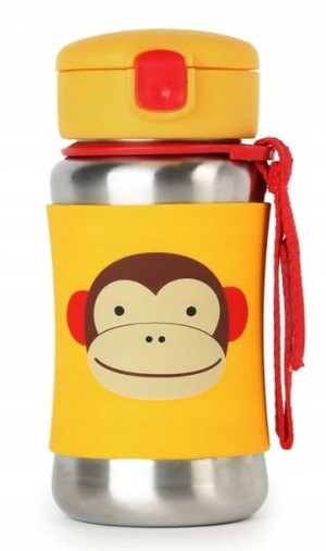 Stalowy bidon Zoo Małpa 350ml Skip Hop