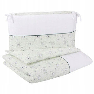 Pościel 3 elementowa jersey Miś 100x135 cm Ceba